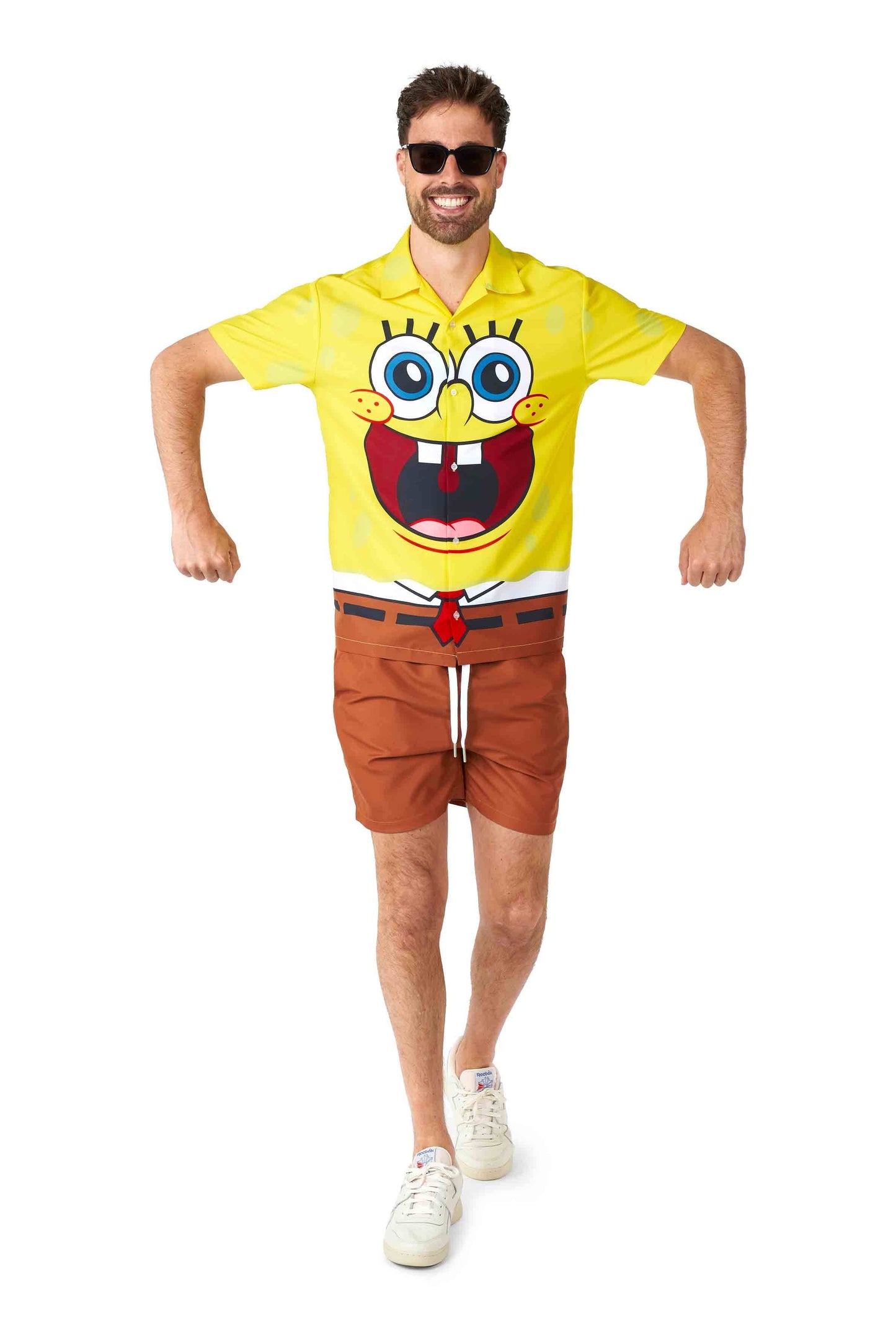 Adult SpongeBob™ Shirt & Shirt Set (Costume)