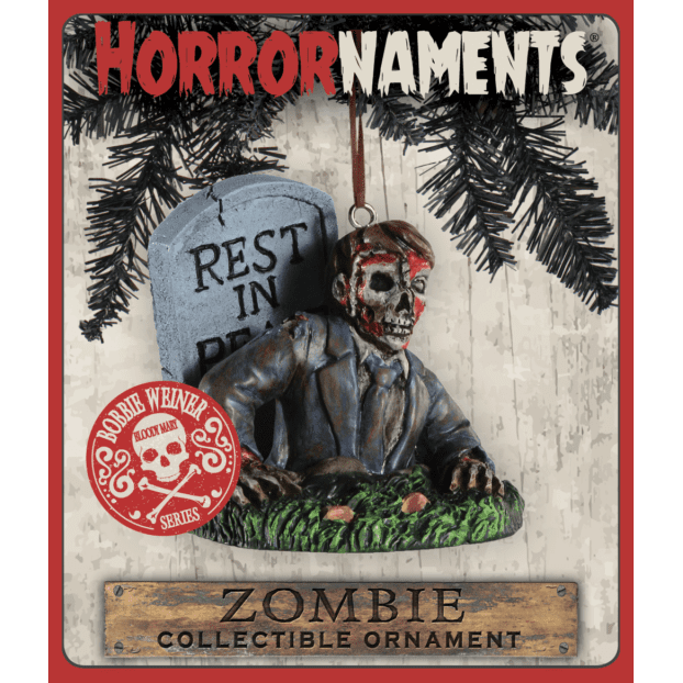 Zombie Holiday Festive Ornament