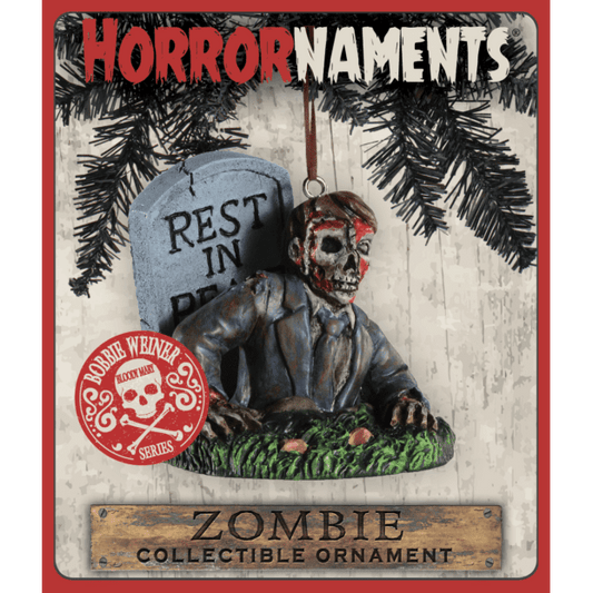 Zombie Holiday Festive Ornament