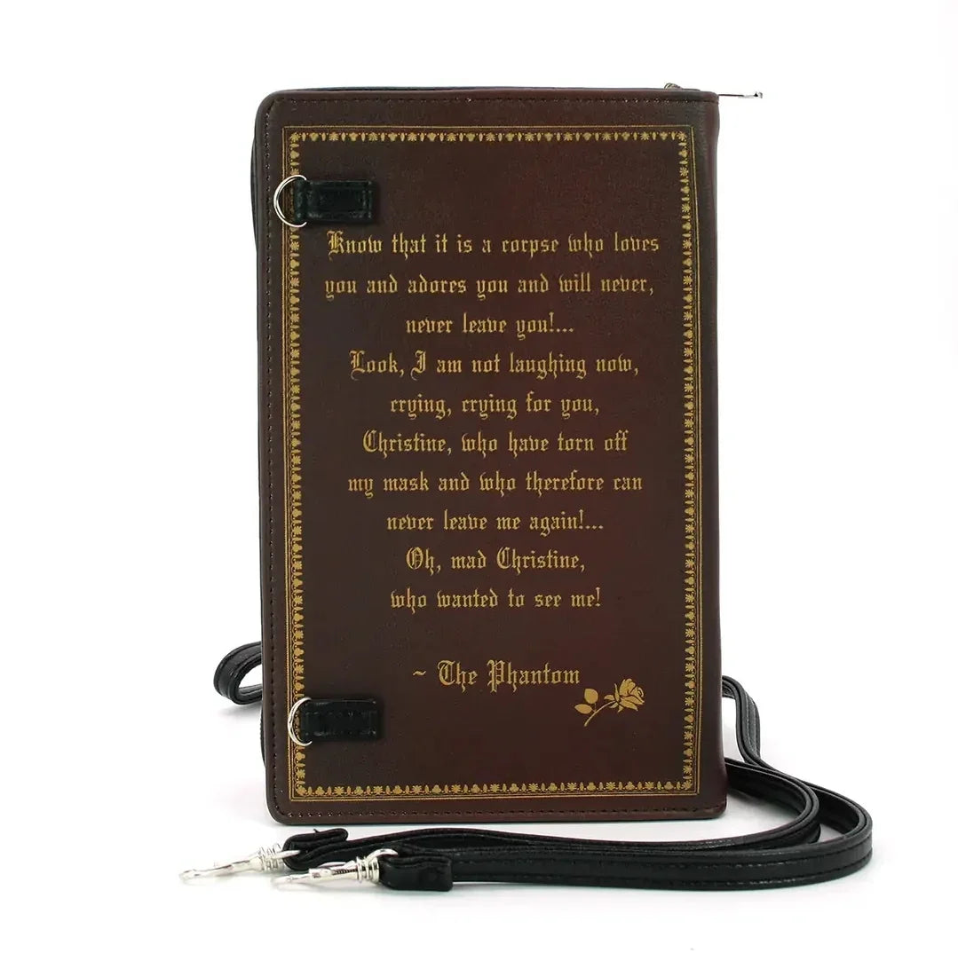 The Phantom of the Opera Book Clutch Bag in Vinyl - McCabe's Costumes