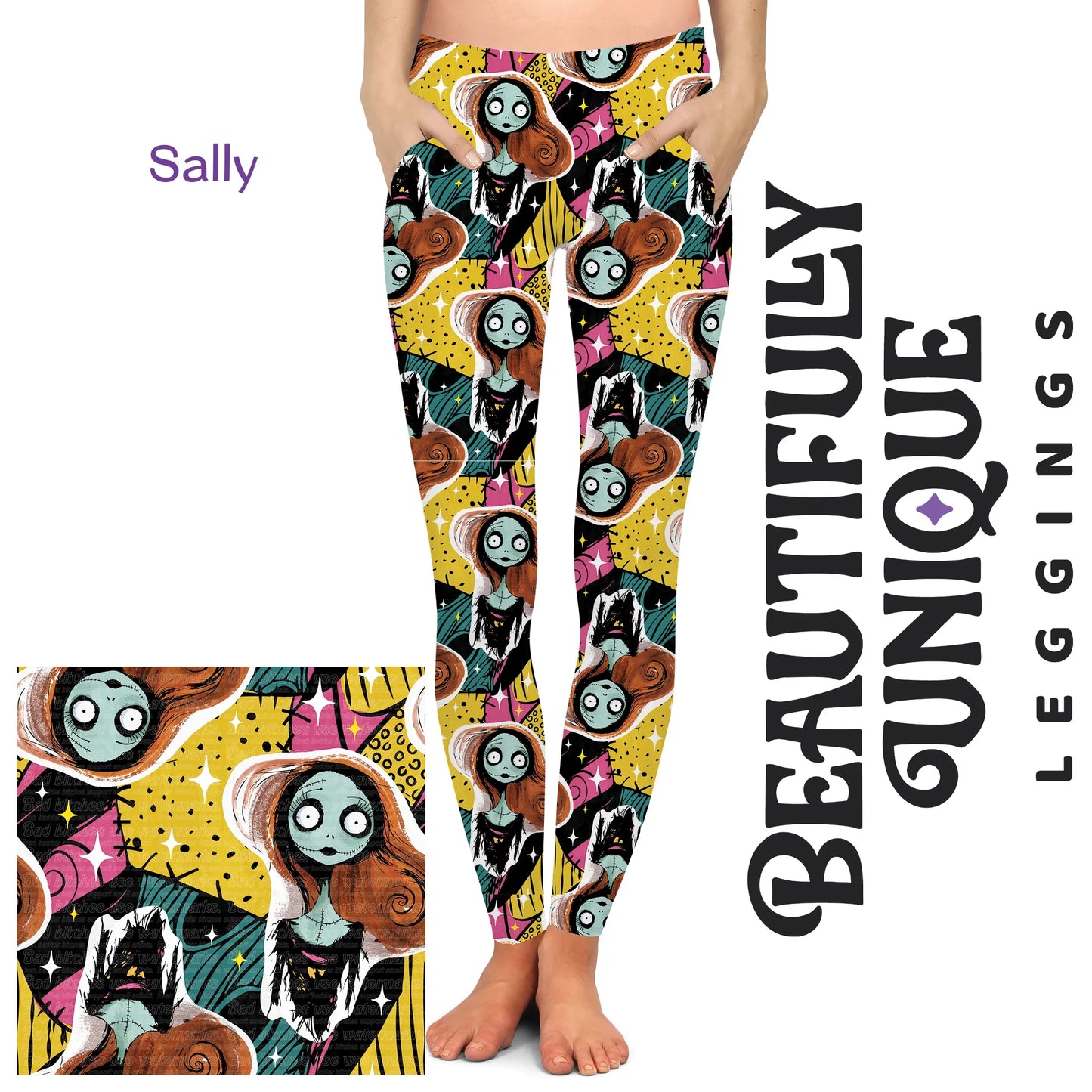 Sally (Semi-Exclusive) - Pocket Leggings - McCabe's Costumes