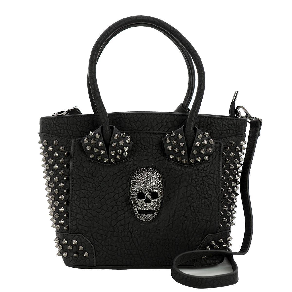 Metal Skull Small Handheld Bag - McCabe's Costumes