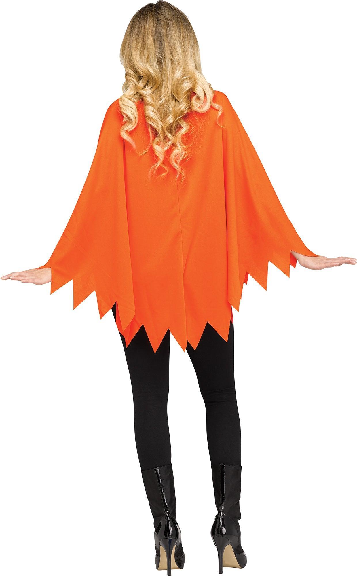 Adult Pumpkin Poncho - McCabe's Costumes