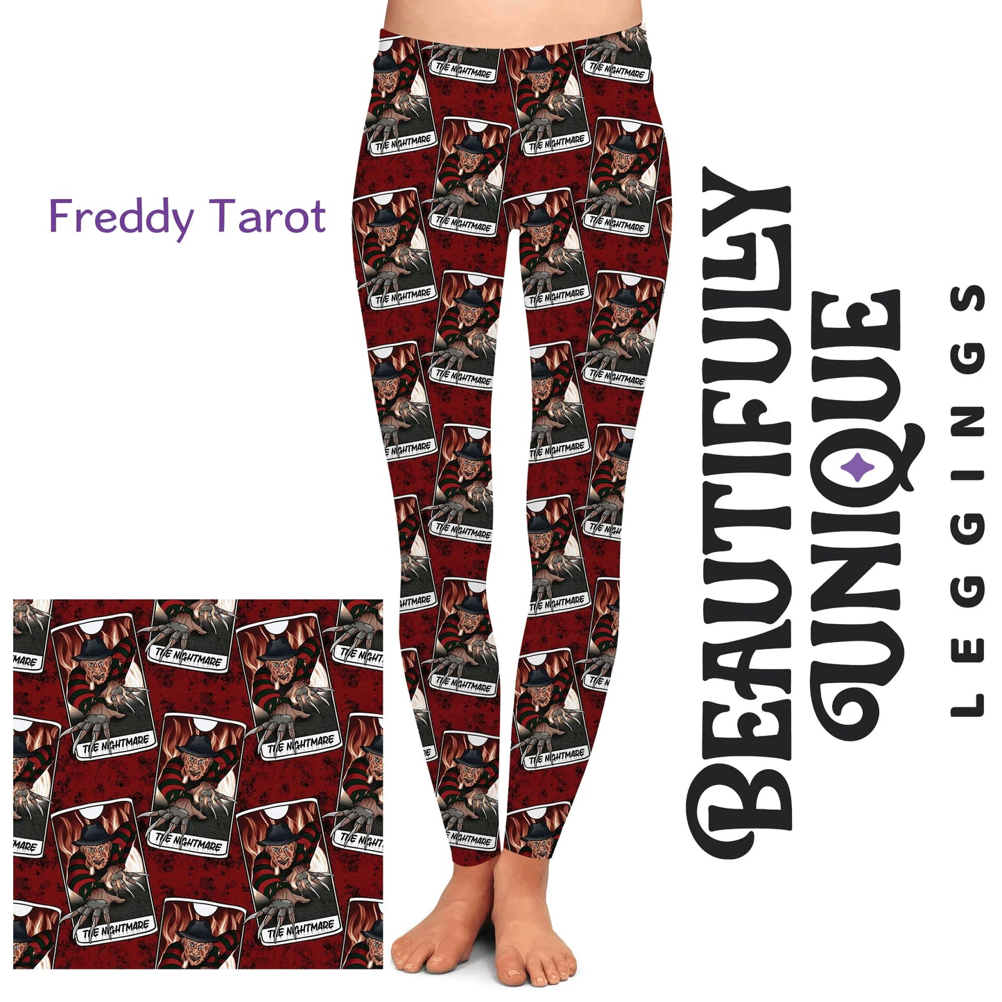 Adult Freddy Tarot Leggings (Semi-Exclusive) - McCabe's Costumes