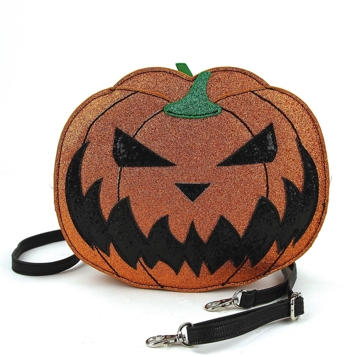 Two Faced Jack O Lantern Cross Body Bag Purse - McCabe's Costumes