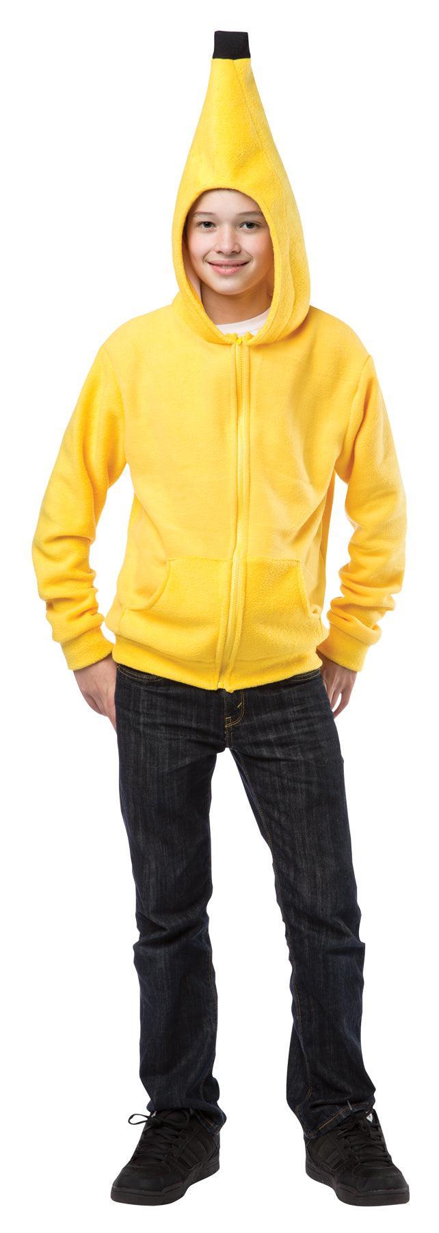 Teen Banana Hoodie - McCabe's Costumes