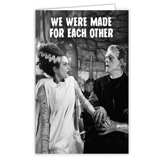 Frankenstein "Made for Each Other" Card: Card & Envelope Only - McCabe's Costumes