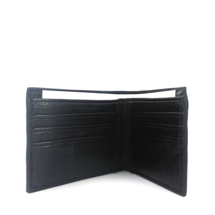 Skull pattern men's wallet in vinyl