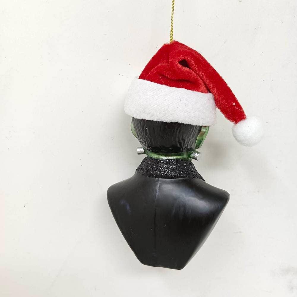 Frankenstein Santa Glass Christmas Ornament - McCabe's Costumes