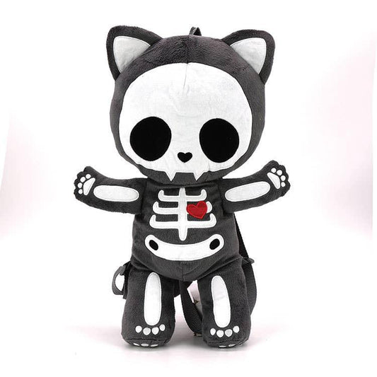 Skeleton Kitten Plushy Backpack - Pre-Order will ship around 8/15/25!