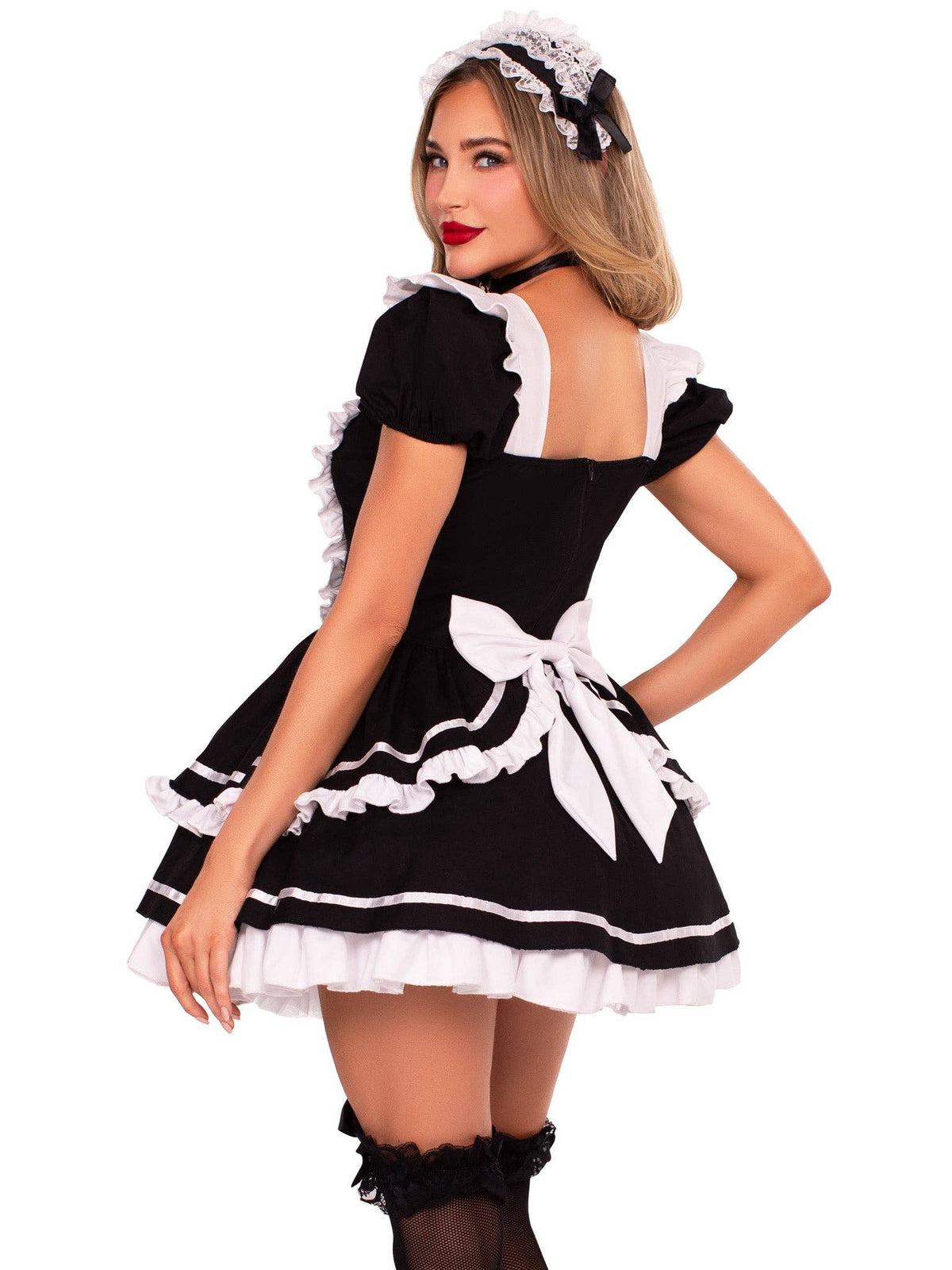 French Maid to Flirt Costume: Black/White