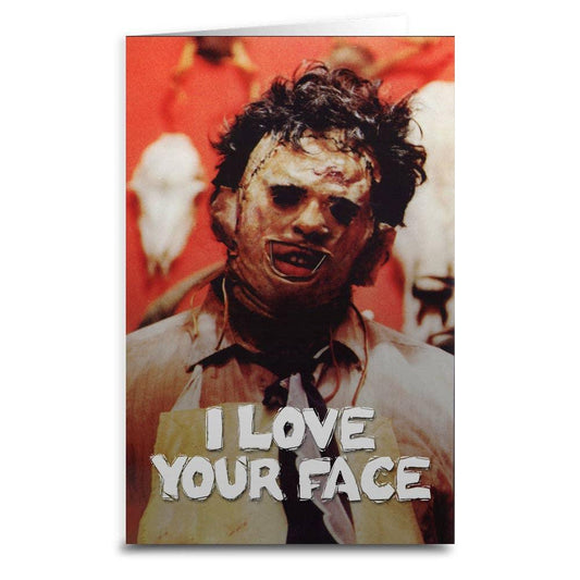 I Love Your Face Greeting Card - McCabe's Costumes