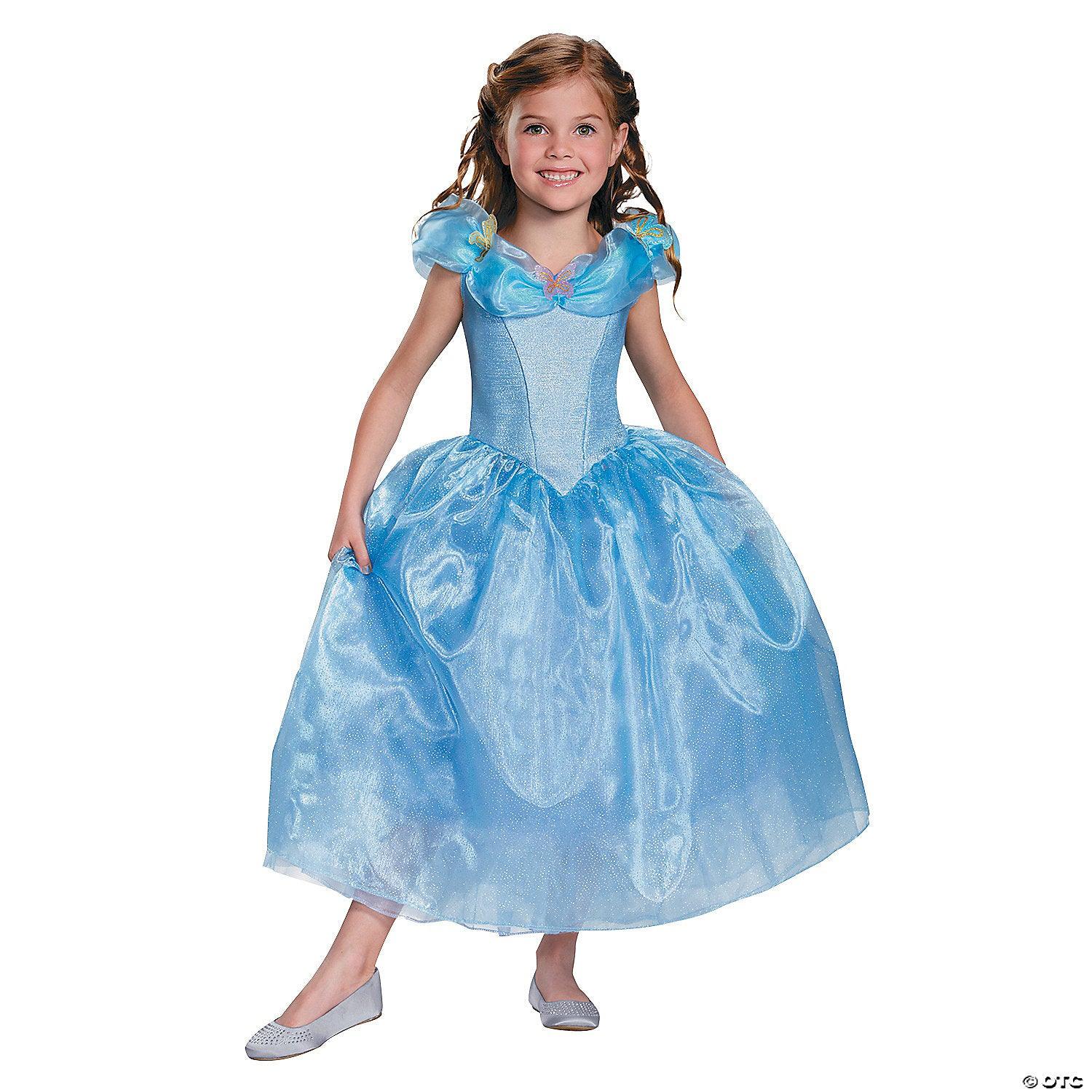 Child Deluxe Cinderella Movie Costume - McCabe's Costumes