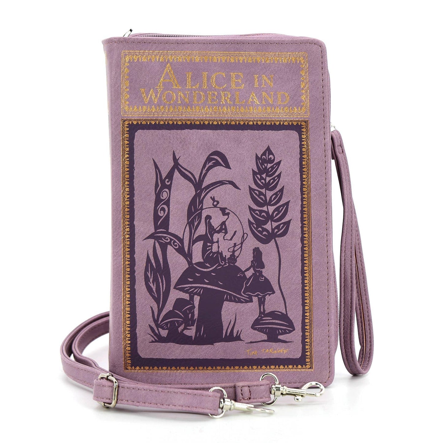 Alice in Wonderland Book Clutch Bag in Vinyl - McCabe's Costumes