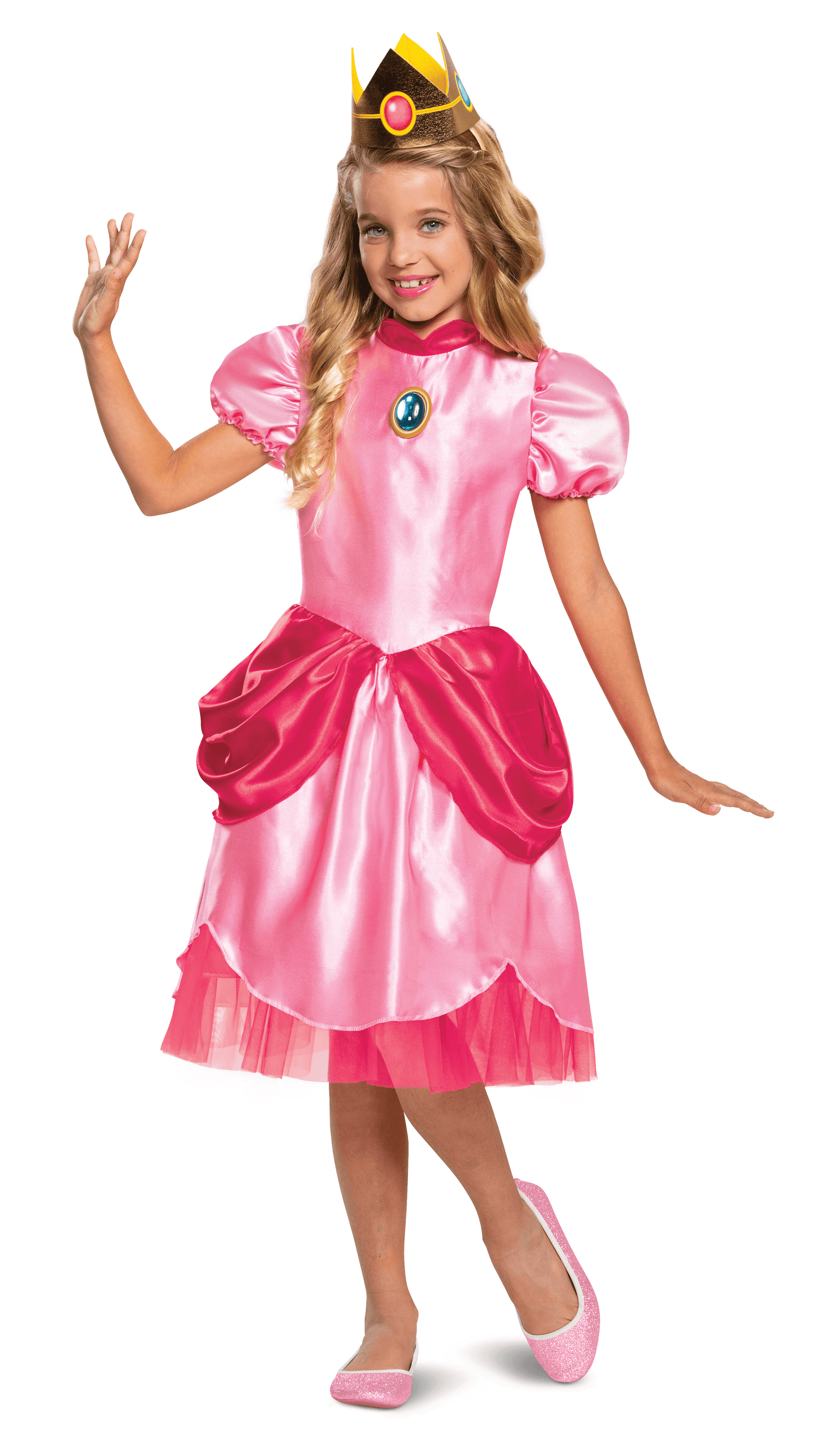 Child Princess Peach Classic Costume - McCabe's Costumes