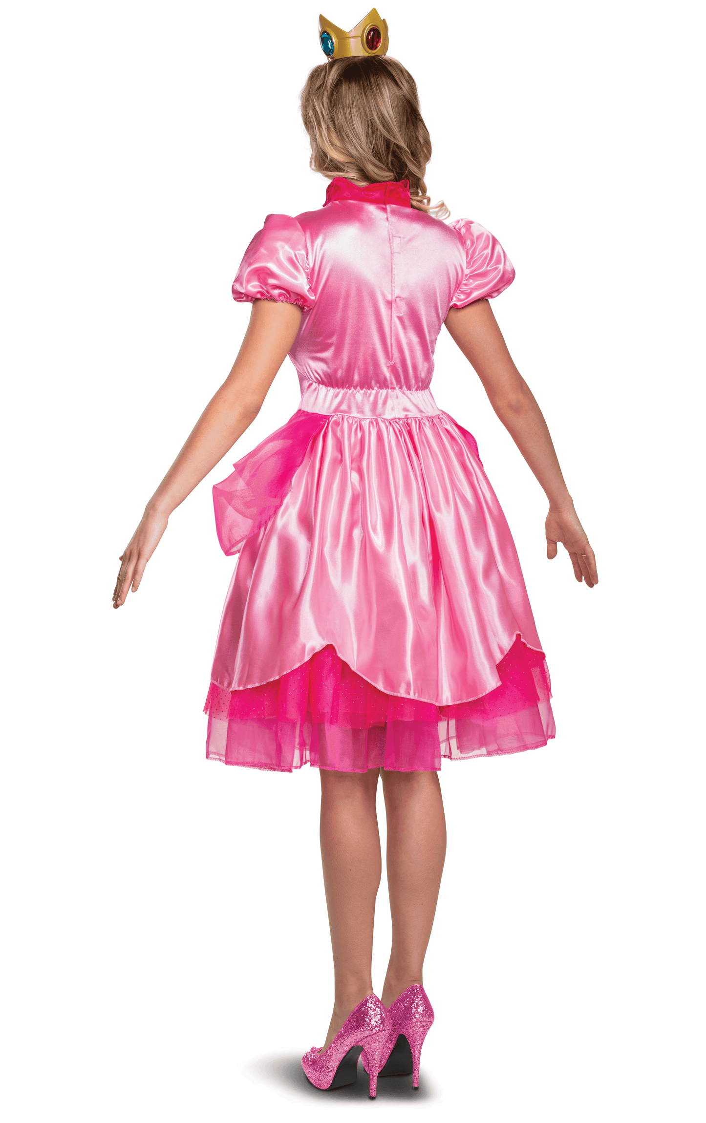 Adult Princess Peach Deluxe Costume - McCabe's Costumes