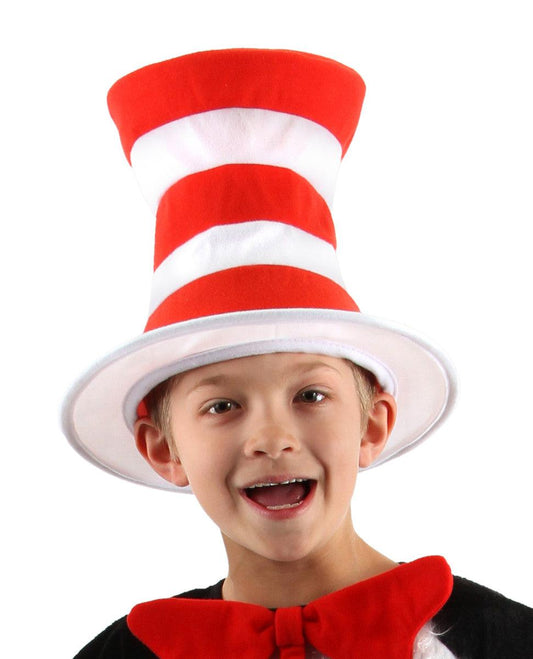 Child Dr. Seuss The Cat in the Hat Tricot Plush Hat - McCabe's Costumes