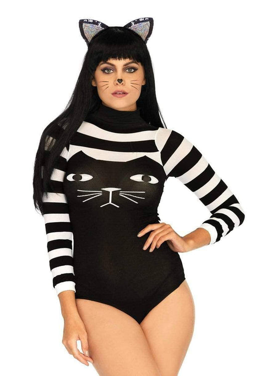 Striped Cat Costume Bodysuit - McCabe's Costumes
