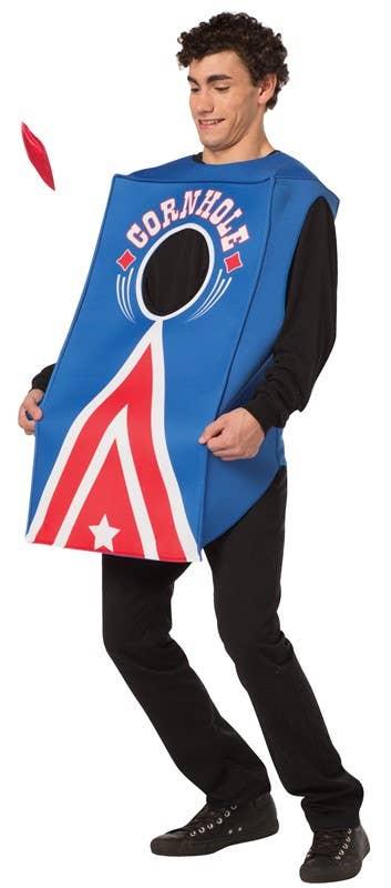 Adult Cornhole Game Costume with 3 Bean Bags - McCabe's Costumes