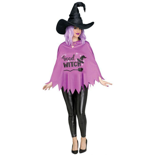 Adult Purple "Good Witch" Poncho - McCabe's Costumes