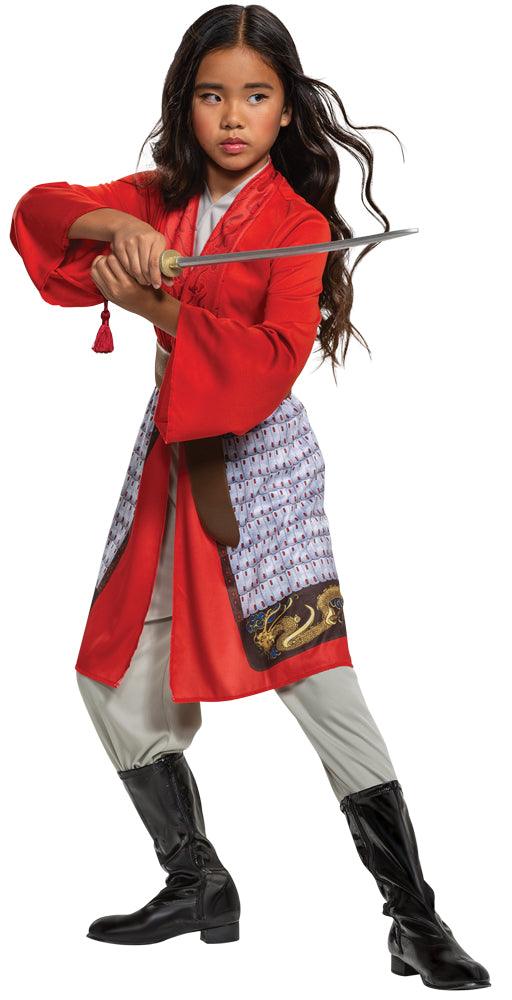 Child Mulan Hero Red Dress Costume - McCabe's Costumes