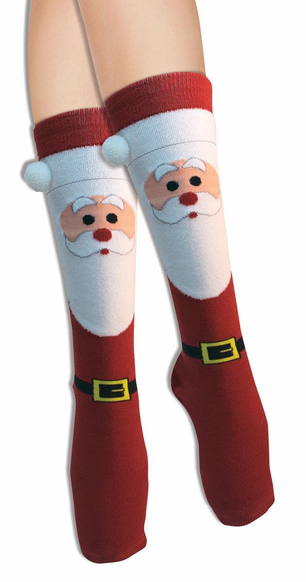Christmas Santa Socks - Ages 14+ - McCabe's Costumes