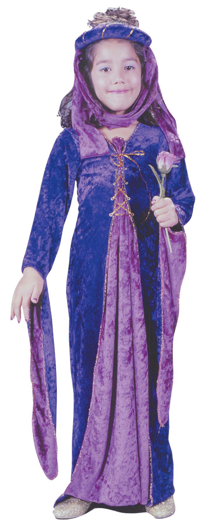 Child Renaissance Princess Velvet Dress - McCabe's Costumes