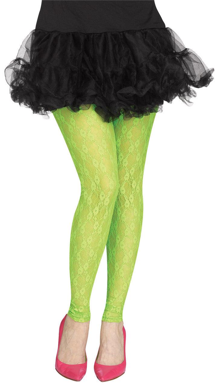 Adult 80s Lace Footless Tights - McCabe's Costumes