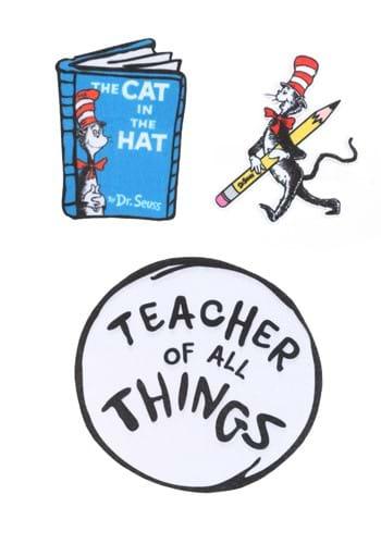 Teacher of All Things Patch Set - Dr. Seuss Cat in the Hat - McCabe's Costumes