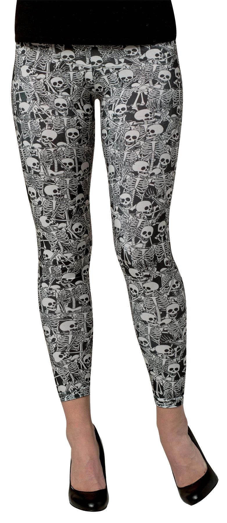 Adult Skeletons Leggings - McCabe's Costumes