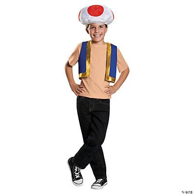 Child Nintendo Super Mario Bros. Toad Costume Kit - McCabe's Costumes