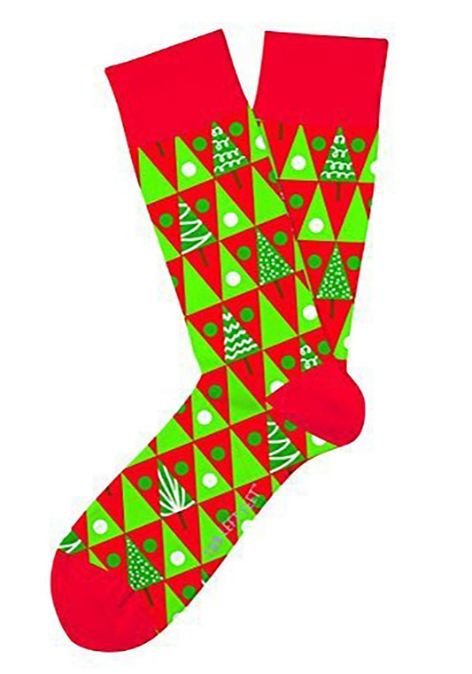 Adult Two Left Feet Pine Grove Christmas Socks - McCabe's Costumes