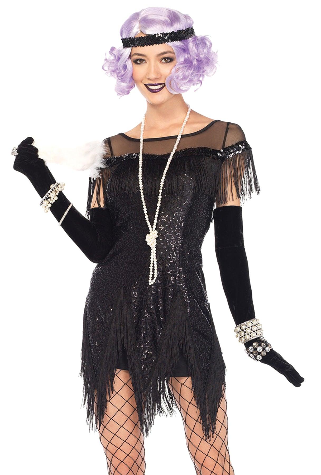 Adult Foxtrot Flirt Flapper Prom Dress Costume - McCabe's Costumes